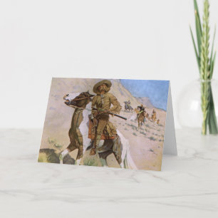 Vintage Military Cowboys, Der Scout von Remington Karte