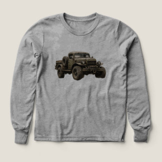 Vintage Military Off-Road Truck Illustration