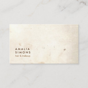 Vintage Minimalistische Geschäfts-Karten Visitenkarte