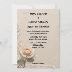 Vintage Minimalistische Hochzeit Save the Date