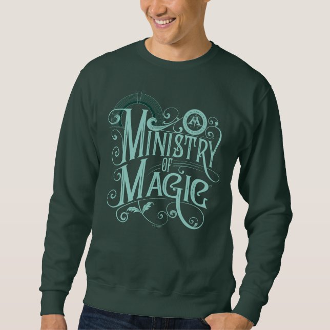 Vintage MINISTERIUM DER MAGIE™ Grafik Sweatshirt (Vorderseite)