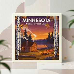 Vintage Minnesota Fliese