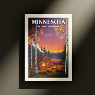 Vintage Minnesota Postkarte
