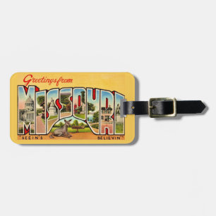 Vintage Missouri  Gepäckanhänger
