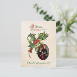 Vintage-Mistelzweig-Ornament Foto Weihnachten