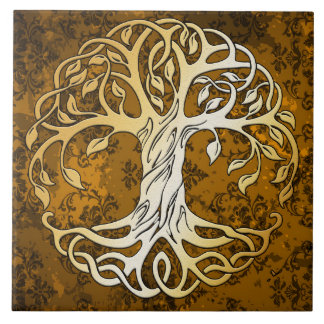 Vintage mittelalterliche Hexerei-Ritualangebot Fliese