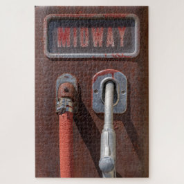 Vintage Mittelgaspumpe Puzzle