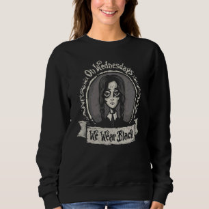 Vintage Mittwochs Tragen Wir Schwarz Baby Lustig M Sweatshirt
