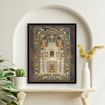 Vintage Mizrach-Judenplakette