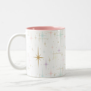 Vintage Mod Zweifarbige Tasse