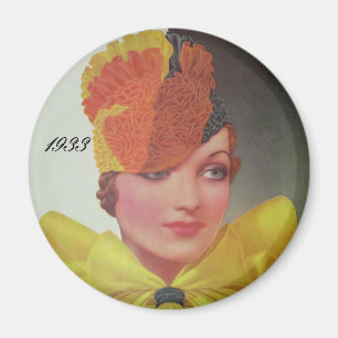 Vintage Mode 1933 Magnet