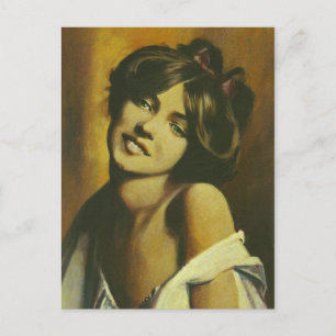 Vintage Mode-Postkarte Postkarte