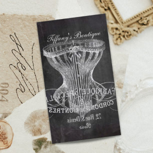 Vintage Mode Schönheitsdesigner Unterwäsche Korset Visitenkarte