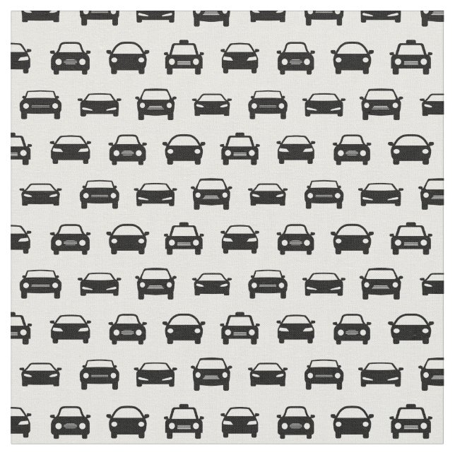 Vintage Modellautobahn Stoff (Nahaufnahme)