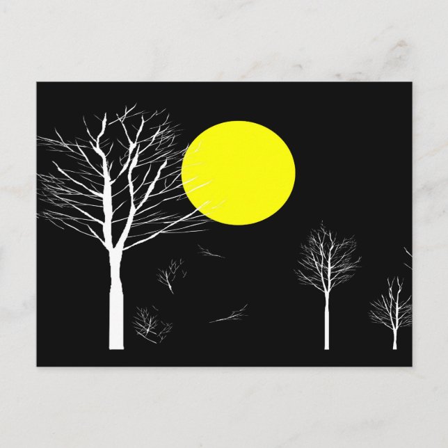 Vintage Modemnacht #2 Postkarte (Vorderseite)