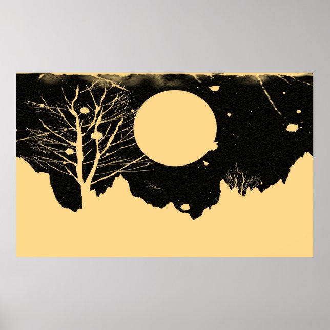 Vintage Modemnacht Nr. 3 Poster (Vorne)