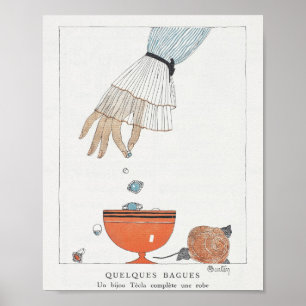 Vintage Modeplatte 1914 Poster