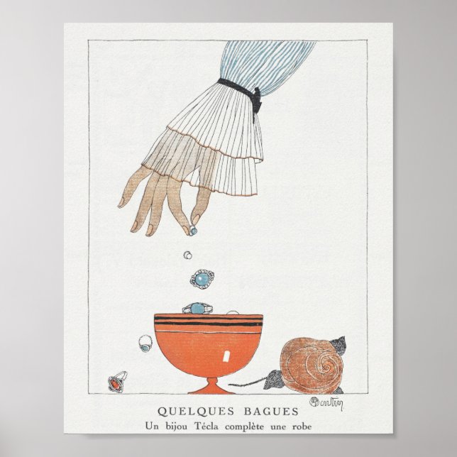 Vintage Modeplatte 1914 Poster (Vorne)