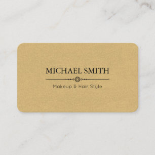 Vintage Moderne Eleganz Visitenkarte