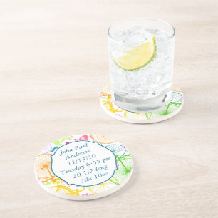 Vintage moderne Fahrradfarbige Untersetzer