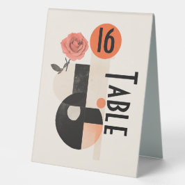 Vintage moderne Hochzeit aus dem 19. Jahrhundert, Tischaufsteller