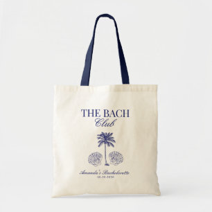 Vintage Moderne Navy-Strand-Junggesellinnen-Club i Tragetasche