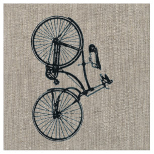 Vintage moderne Retro-Old-Style-Fahrrad Stoff