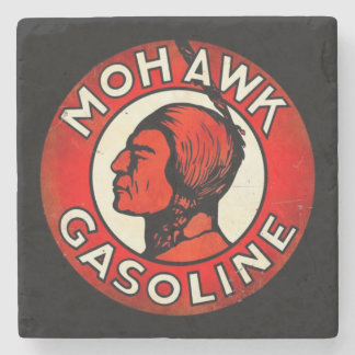 Vintage Mohawk Benzin Steinuntersetzer