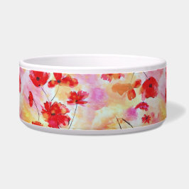 Vintage Mohnblumen Napf