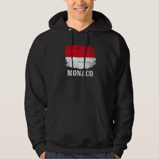Vintage-Monaco-Flagge Hoodie