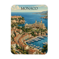 Vintage Monaco Französische Riviera Casino Blick