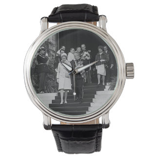 Vintage Monaco Fürst Albert und Fürstin Grace Armbanduhr
