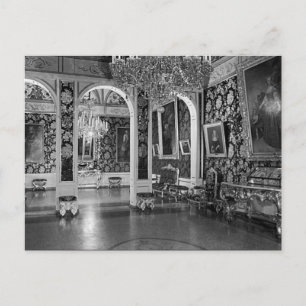 Vintage Monaco Palace Prinz Blaue Zimmer Postkarte