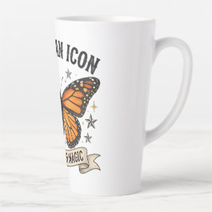 Vintage Monarch Schmetterling Amerikanisches Icon  Milchtasse