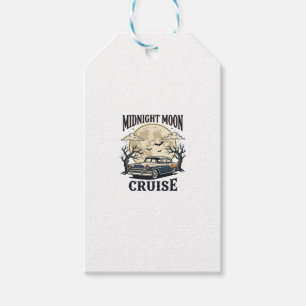 Vintage Mond Auto Gothic Klassiker Halloween-Des Geschenkanhänger