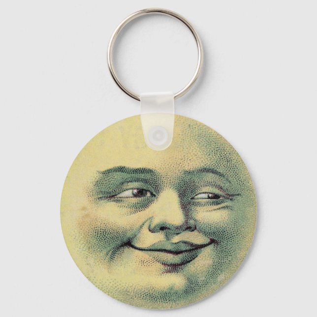 Vintage Mond Schlüsselanhänger (Vorderseite)