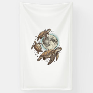 Vintage-Mond-Seeschildkröte-Gravur-Shirt-Design_1 Banner