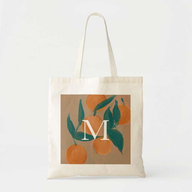 Vintage Monogram Frucht Vintage Budget-Tasche Tragetasche (Vorne)