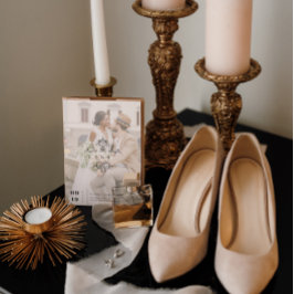 Vintage Monogram | Photo Save the Date