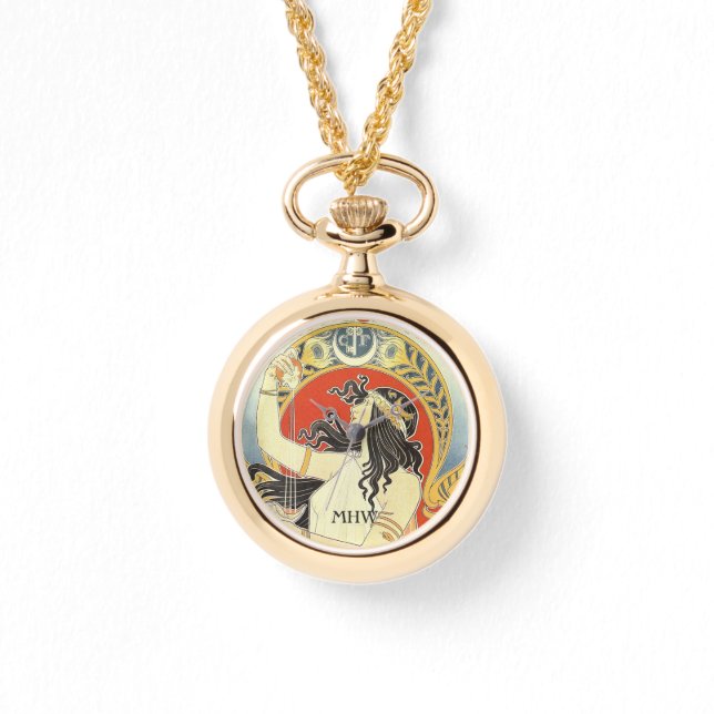 Vintage Monogramm-Armbanduhren "Bitter Oriental" Armbanduhr (Vorderseite)