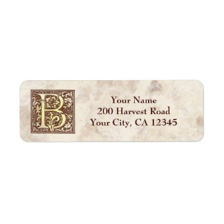 Vintage Monogramm B
