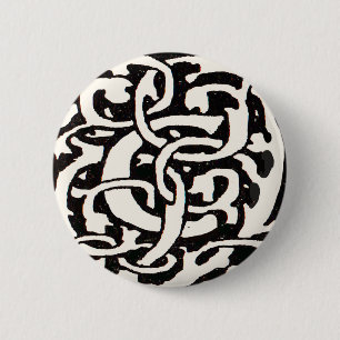 Vintage Monogramm C Art Nouveau Buchstabe Button