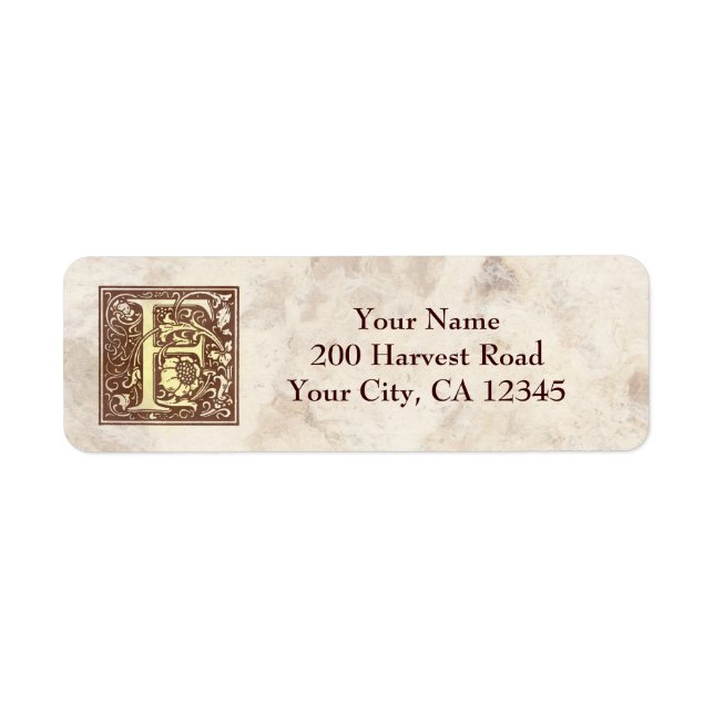 Vintage Monogramm F (Vorne)