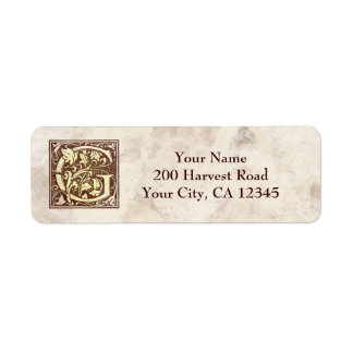 Vintage Monogramm G