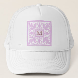 Vintage Monogramm (Pink) Truckerkappe