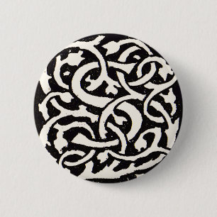 Vintage Monogramm S Art Nouveau Buchstabe Button