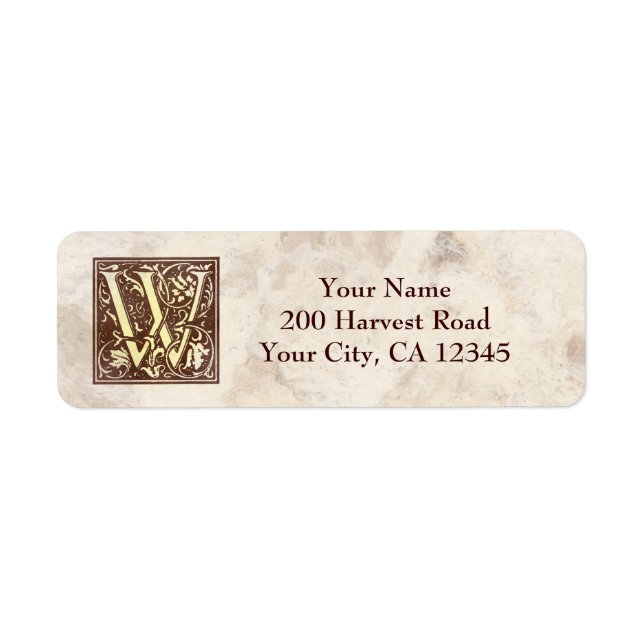 Vintage Monogramm W (Vorne)