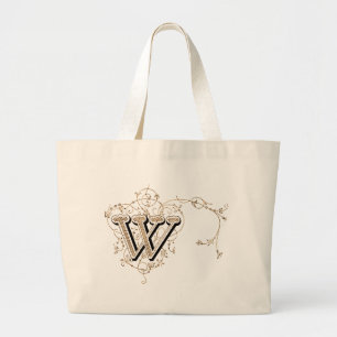 Vintage-Monogramm 'W' - Tasche