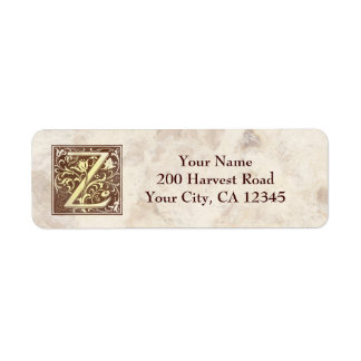 Vintage Monogramm Z