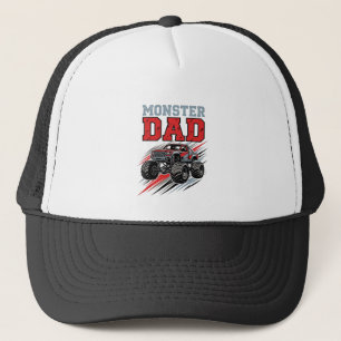 Vintage Monster-Daddy-Monster-Truck-Shirt-Design_1 Truckerkappe